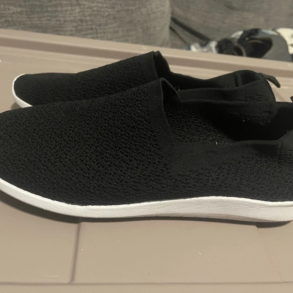 Women’s Black Slip On Shoes - Picture 5 of 8